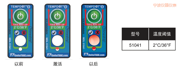 寧波溫度指示標簽 累計下降溫度的標簽