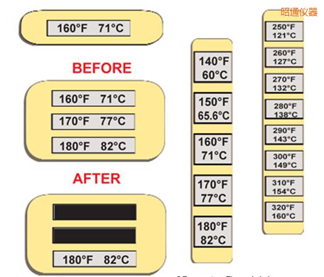 昭通溫度指示標簽 高溫ThermoLabel標簽